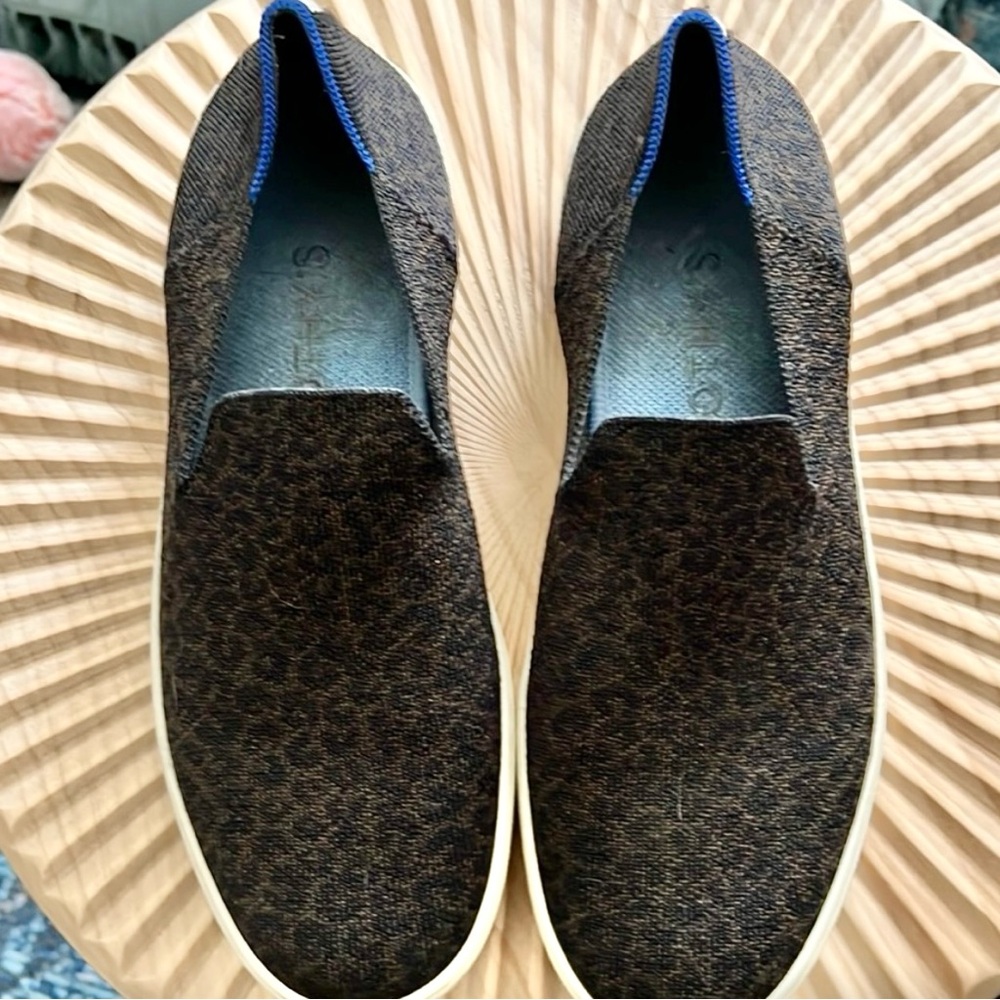 Rothy's Leopard Slip-On Sneakers